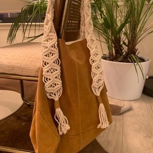 Free People Slouchy Suede Bag